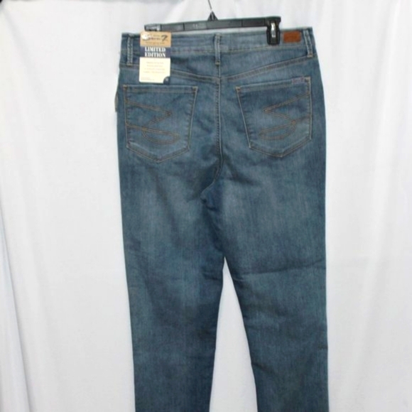 NWT Seven Limited Edition High Rise Slim Straight Leg Jeans - Picture 8 of 15